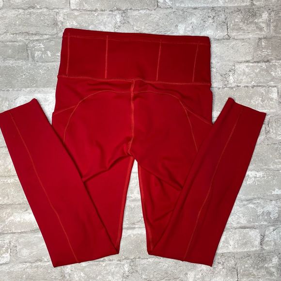 Lululemon Athletica Pants - Lululemon  Fast and Free Ruby Red Size 4